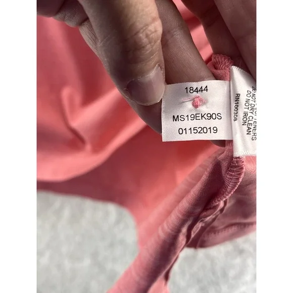 Peter Millar Golf Polo Shirt Men's Large Featherweight UPF 50 Performance Pink - Picture 9 of 10